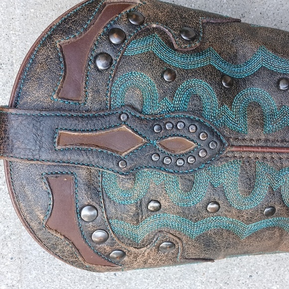 Justin Women's Marino Western Boot | Chocolate Sz 9 L4360 EUC - Picture 10 of 16